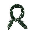 thumbnail image 1 of INSPIRE CHIC Women's 50cm Square Scarf Vintage Retro Polka Dots Head Neck Scarves Neckerchief Green 19.69*19.69 inch, 1 of 5