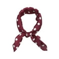 thumbnail image 1 of INSPIRE CHIC Women's 50cm Square Scarf Vintage Retro Polka Dots Head Neck Scarves Neckerchief Red 19.69*19.69 inch, 1 of 5