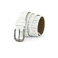 thumbnail image 1 of INSPIRE CHIC Women's Wide High Stretchy Waist Belts with Metal Buckle Beige 24-36" waist, 1 of 6