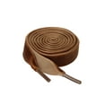 thumbnail image 1 of INSPIRE CHIC Women's Wide Ribbon Shoe Laces Flat Velvet Shoelaces Strings Brown 80cm/31", 1 of 6