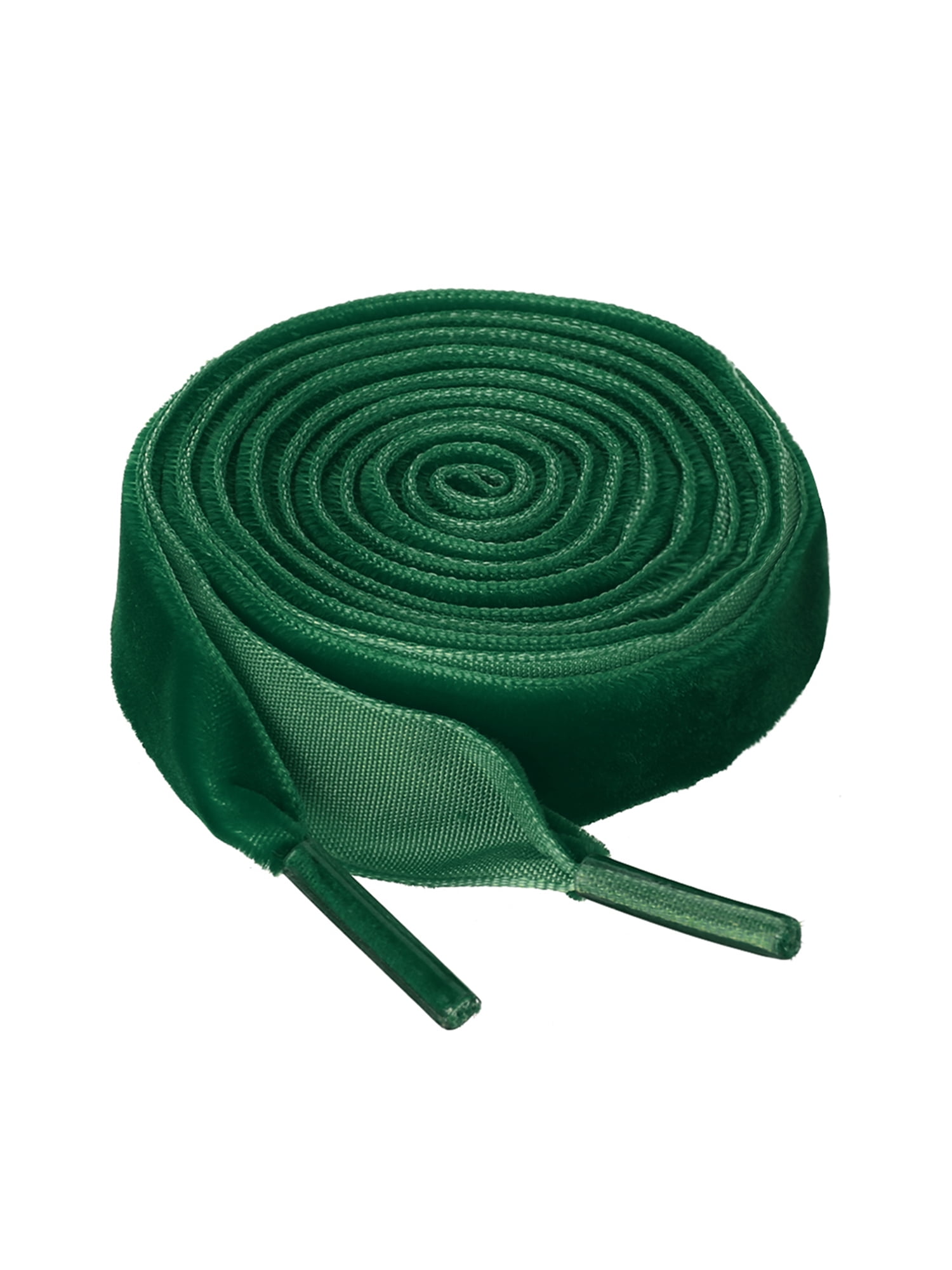VELVET SHOE LACES DARK GREEN VELVET SHOE LACES DARK GREEN