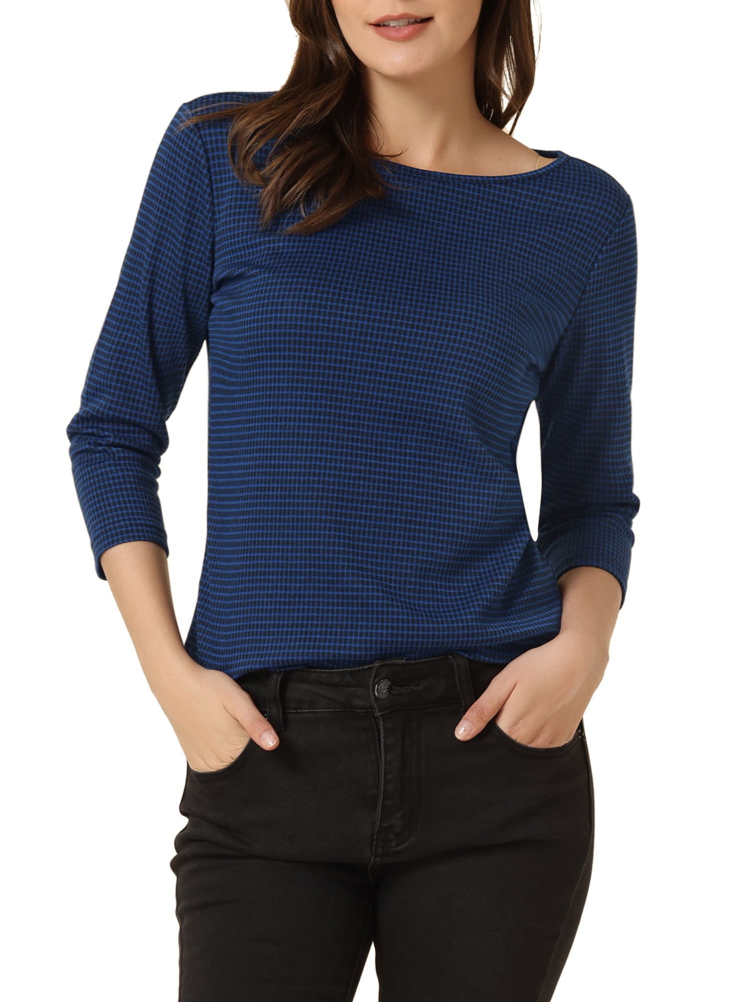 Chemisier Banana Republic Femme – Fleuri, Manches 3/4, Col Bateau, Taille XS, Mauve/blanc