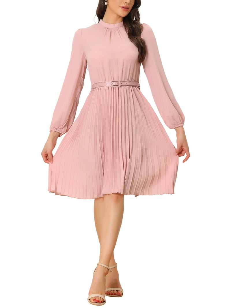 white smock dress 1393-WHITE LACE TRIM COLLAR SMOCK DRESS 5Y