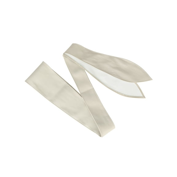 INSPIRE CHIC Womens Plus Size Obi Belts, Bowknot Self-Tie Wrap Around Wide Sash Waistband Belt for Dresses Beige 25.59-28.35"