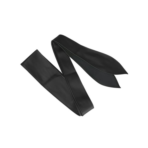 INSPIRE CHIC Womens Plus Size Obi Belts, Bowknot Self-Tie Wrap Around Wide Sash Waistband Belt for Dresses Black 25.59-28.35"