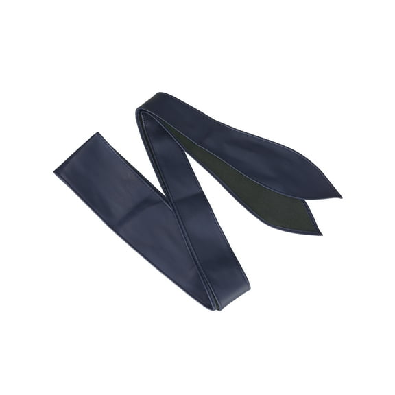 INSPIRE CHIC Womens Plus Size Obi Belts, Bowknot Self-Tie Wrap Around Wide Sash Waistband Belt for Dresses Navy Blue 25.59-28.35"