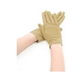 thumbnail image 1 of INSPIRE CHIC Women's Wrist Length Matte Full Finger Stretchy Gloves Beige S(Flat hand 6.5 inches), 1 of 2