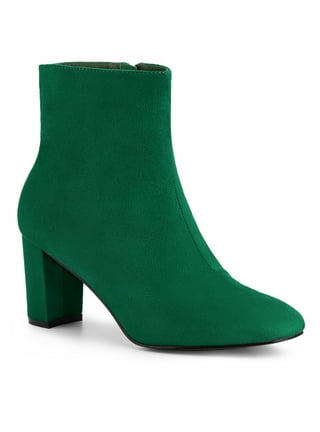 Womans green boots sale