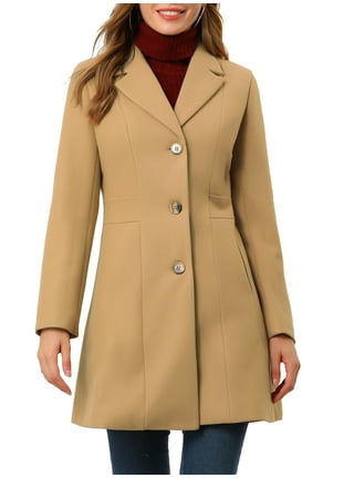 Ruffle Peacoat