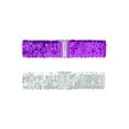 thumbnail image 1 of INSPIRE CHIC Women's Shining Wide Waist Belts Interlock Buckles Sequins Decor Stretchy Belts 2PCS Light Purple, 1 of 6
