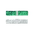 thumbnail image 1 of INSPIRE CHIC Women's Shining Wide Waist Belts Interlock Buckles Sequins Decor Stretchy Belts 2PCS Green, 1 of 6