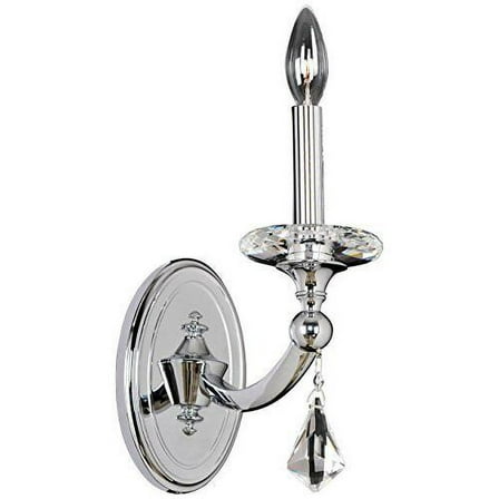 Allegri 012121 Floridia 1 Light Wall Sconce - Chrome