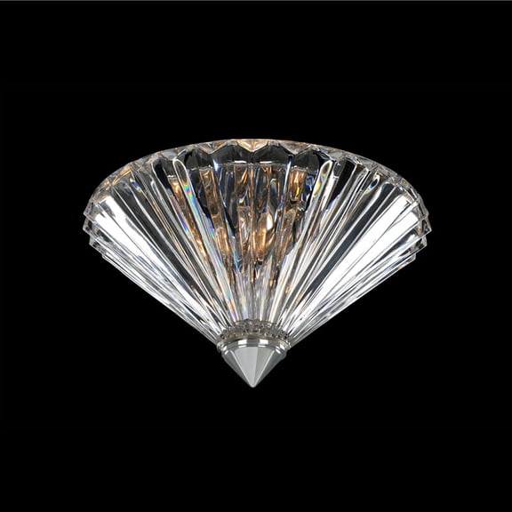 Allegri 026940-010-FR001 Chauvet 2 Light 10" Wide Flush Mount Ceiling Fixture - Chrome
