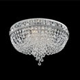 thumbnail image 1 of 027340-010-FR001-Allegri Lighting-Cascata - Four Light Round Flush Mount   Chrome Finish with Firenze Clear Crystal, 1 of 3