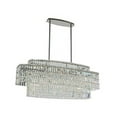 thumbnail image 1 of Allegri 036561-Fr001 Livelli 10 Light 44" Wide Crystal Linear Chandelier - Chrome, 1 of 1