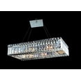 thumbnail image 1 of 11707-010-FR001-Allegri Lighting-Baguette - Eight Light Rectangular Pendant   Chrome Finish with Firenze Clear Crystal, 1 of 2