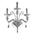 thumbnail image 1 of 026921-010-FR001-Allegri Lighting-Chauvet - Three Light Wall Bracket   Chrome Finish with Firenze Clear Crystal, 1 of 3