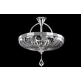 thumbnail image 1 of Allegri Lighting - Orecchini - Six Light Round Semi-Flush Mount   Chrome Finish, 1 of 3