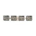 thumbnail image 1 of 035234-046-FR001-Allegri Lighting-Marazzi - 31 Inch 12W 4 LED Bath Vanity   Polished Nickel Finish with Firenze Clear Crystal, 1 of 327
