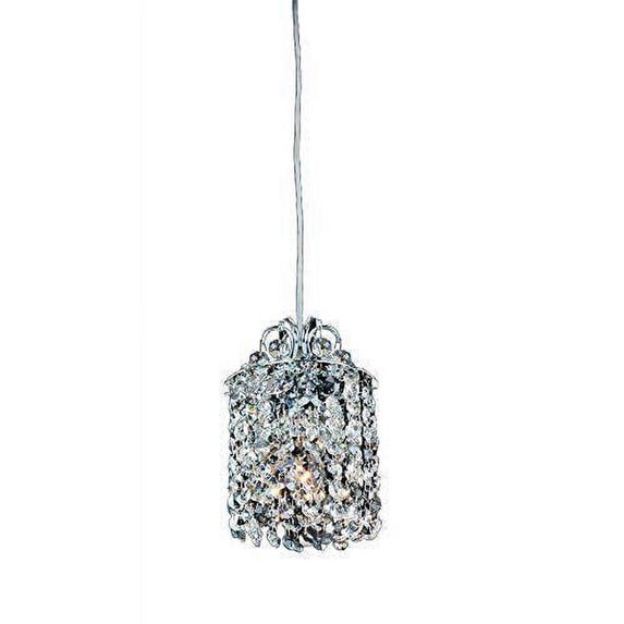 11763-010-FR103-Allegri Lighting-Milieu - 5.5 Inch One Light Mini Pendant Chrome Fleet Gold Mix Milieu - 5.5 Inch One Light Mini Pendant