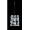 thumbnail image 1 of 11760-010-FR103-Allegri Lighting-Milieu - 7 Inch One Light Mini Pendant Chrome Fleet Gold Mix Chrome Finish with Firenze Clear Crystal, 1 of 12