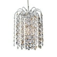 thumbnail image 1 of 11762-010-FR1LT-Allegri Lighting-Milieu - 8 Inch One Light Mini Pendant Chrome Light Topaz Chrome Finish with Firenze Clear Crystal, 1 of 3