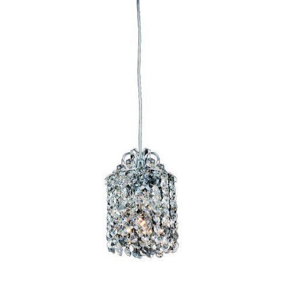 11763-010-FR001-Allegri Lighting-Milieu - 5.5 Inch One Light Mini Pendant Chrome Clear Milieu - 5.5 Inch One Light Mini Pendant