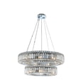 thumbnail image 1 of 11775-010-FR001-Allegri Lighting-Rondelle - Fifteen Light 2-Tier Pendant   Chrome Finish with Firenze Crystal, 1 of 339