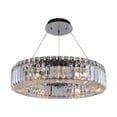 thumbnail image 1 of 11703-010-FR001-Allegri Lighting-Rondelle - Six Light Pendant   Chrome Finish with Firenze Clear Crystal, 1 of 2