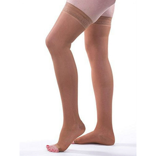 Allegro 1520mmHg Essential 5 Sheer Support Thigh High Open Toe (Fawn