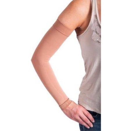 Allegro Full Arm Compression Sleeve for Men & Women, 20-30 mmHg, Latex Free | Soft 75% microfiber nylon and 25% Lycra spandex knit with comfort wrist and upper bands for everyday wear; sold individua