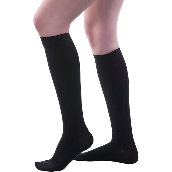 Allegro 20-30 mmHg Surgical 200/201 Knee High Compression Stockings - Unisex, Closed Toe, Knee High Support Stockings
