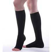 Allegro 20-30 mmHg Surgical 200/201 Regular Length Open Toe Knee High Stocking, Comfortable Support Garments
