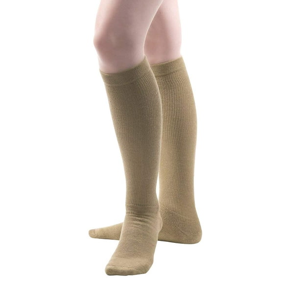 Allegro 20-30mmHg Athletic 325 Support Compression Socks (Khaki) Medium