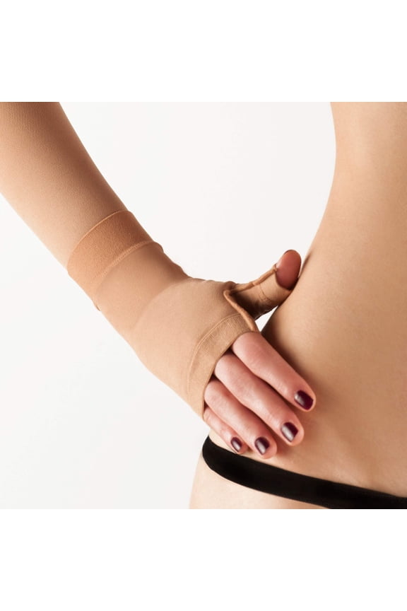 Allegro 20-30mmHg Compression 66 Gauntlet Wrist Brace for Injury, Edema, Surgery, Comfortable Support Garments
