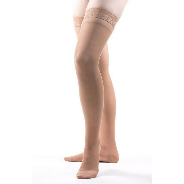 Allegro sheer top compression thigh highs