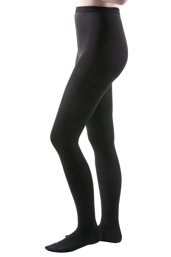 Allegro Surgical 303 Firm Compression Pantyhose, 30-40 mmHg for Men & Women | Patented float-stitch fabric with a soft waistband, reinforced heel and roomy balloon toe for secure supportive wear all