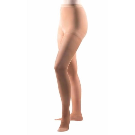 Allegro 8-15 mmHg Essential 83 Sheer Support Compression Pantyhose - Comfortable Women's Compression Hose with Closed Toe