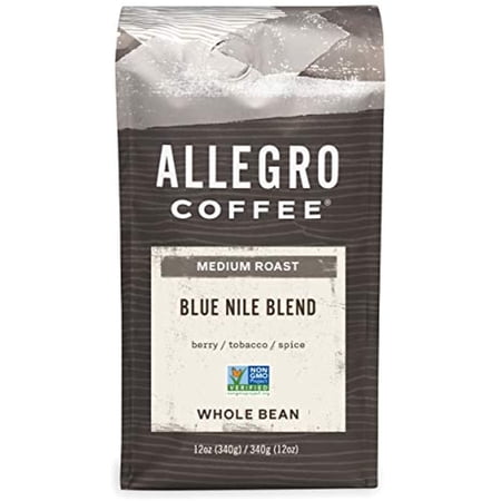 Allegro Coffee Blue Nile Blend Whole Bean Coffee, 12 Oz