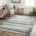 thumbnail image 1 of Allegro Denim/Grey 5'3" x 7' Modern Rectangle Area Rug, 1 of 3