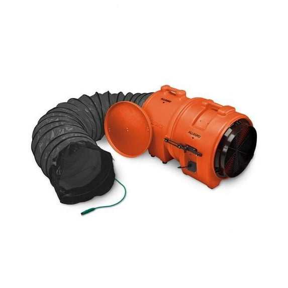 Allegro Industries 9558-15 16 in. Axial Explosion-Proof EX Plastic Blower with Canister & 15 ft. Statically Conductive Ducting, 78 lbs