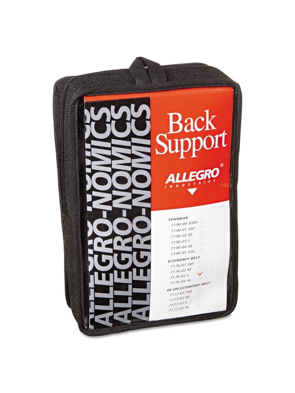 Industries Economy Back Support Belt, Large, Black