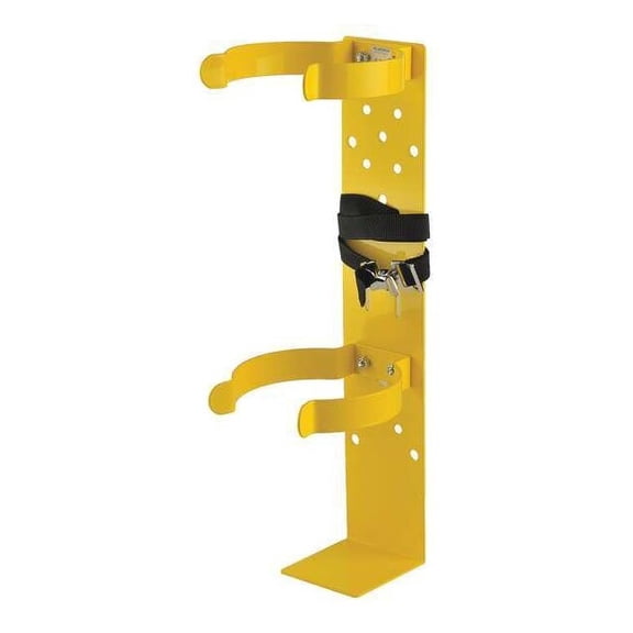 Allegro Industries SCBA Bracket,Yellow 4111-06