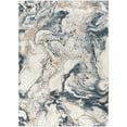 thumbnail image 1 of Allegro Navy/Grey 7' x 9' Modern Rectangle Area Rug, 1 of 3