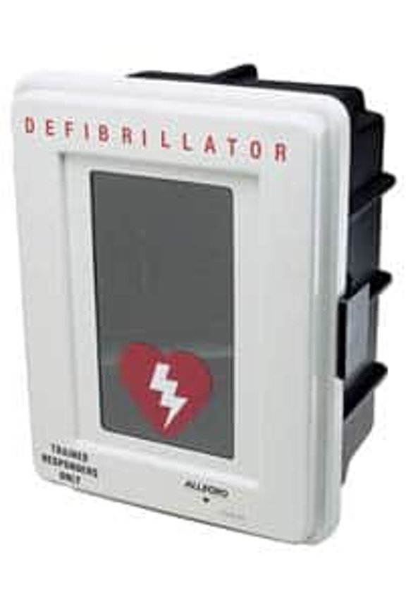 Plastic Defibrillator Case 14" Wide x 18" High x 9-1/2" Deep, Wall Mount