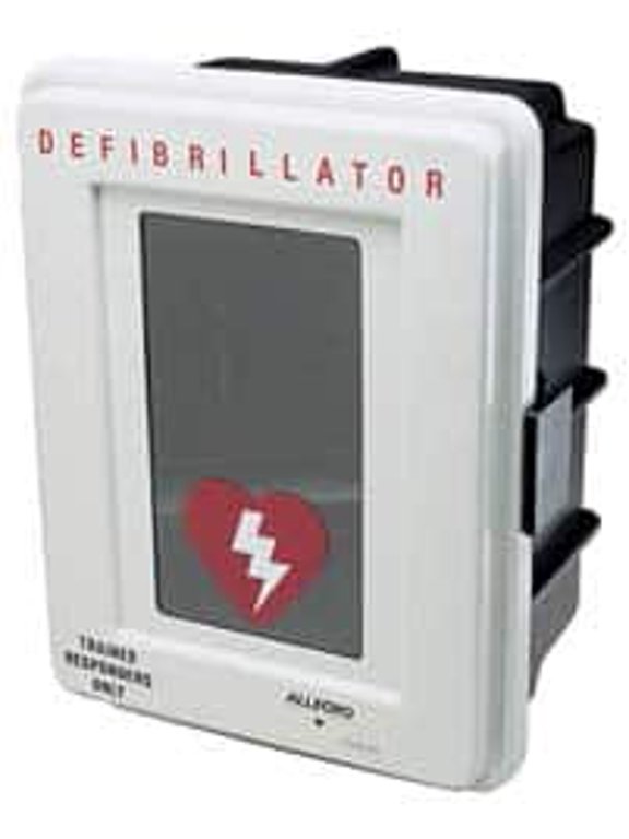 Plastic Defibrillator Case 14" Wide x 18" High x 9-1/2" Deep, Wall Mount