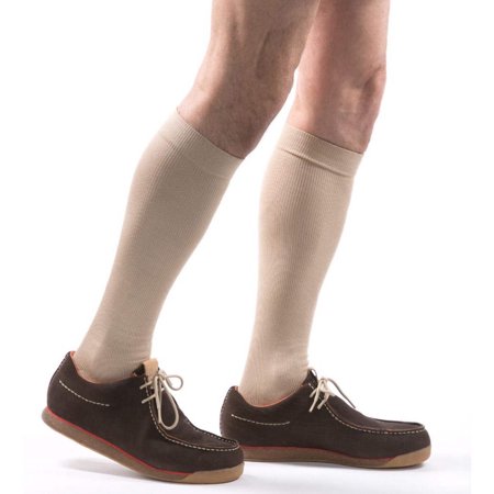 Allegro Unisex 20-30 mmHg Essential 111 Cotton Compression Sock - Calf High, Walking Support Sock, Compression Athletic Sock