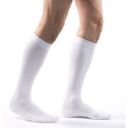 Allegro Unisex 20-30 mmHg Essential 111 Cotton Compression Sock - Calf High, Walking Support Sock, Compression Athletic Sock