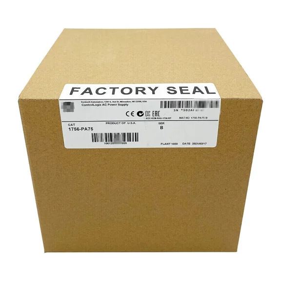 Allen-Bradley 1756-PA75 ControlLogix AC Power Supply 1756PA75