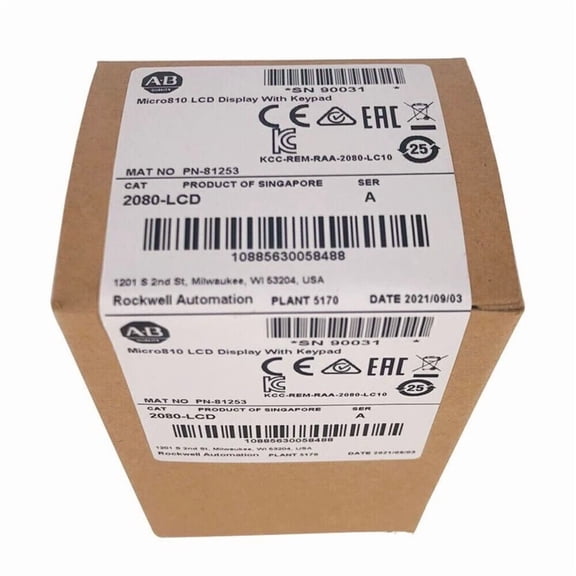 Allen Bradley 2080-LCD Micro810 Controller Display 2080LCD